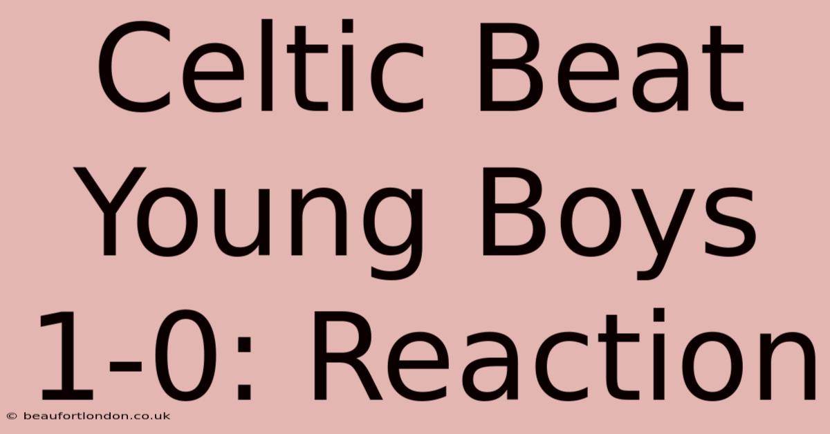 Celtic Beat Young Boys 1-0: Reaction